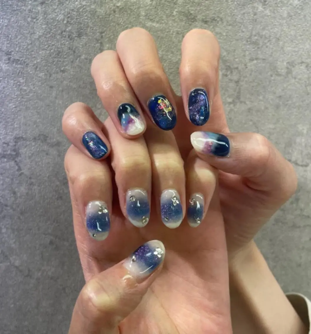 ネイル アートネイル ジェルネイル ニュアンスネイル スカルプネイル ハンドネイル nailstudio eviz新宿店のネイルデザイン