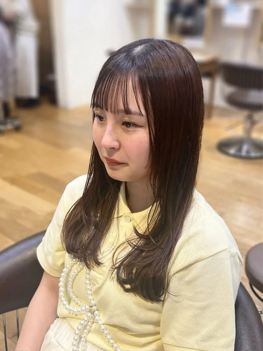 セミロング レイヤーカット 似合わせカット カット nana/ボブ/ レイヤー/梅田のヘアスタイル
