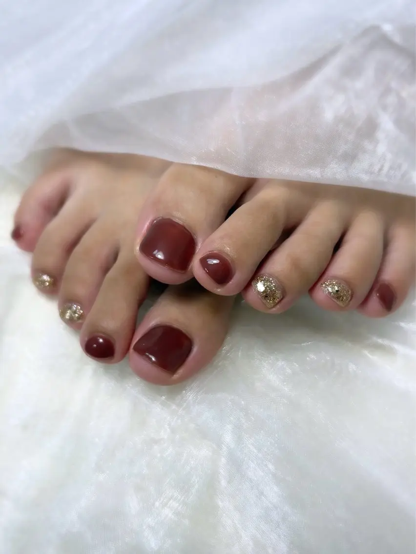 ネイル フットネイル フットネイル nailsalon Ecliaのネイルデザイン