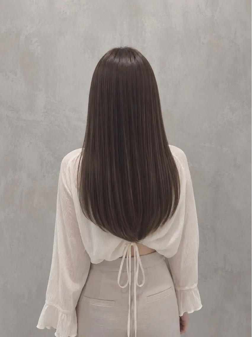 セミロング 🫧縮毛矯正 かとうよしき🫧のヘアスタイル