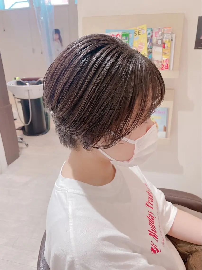 ショート Hairate坂戸 キシダのヘアスタイル