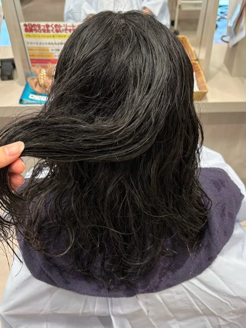 パーマ 縮毛矯正 直井 和佳奈のヘアスタイル