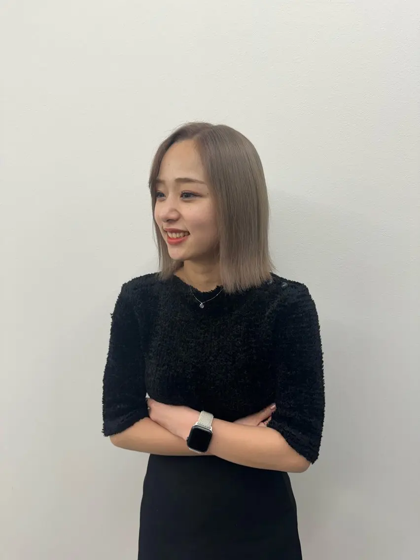 ショート カラー ヘアアレンジ 渋谷のブリーチカラー シェフ🧑🍳蓮のヘアスタイル