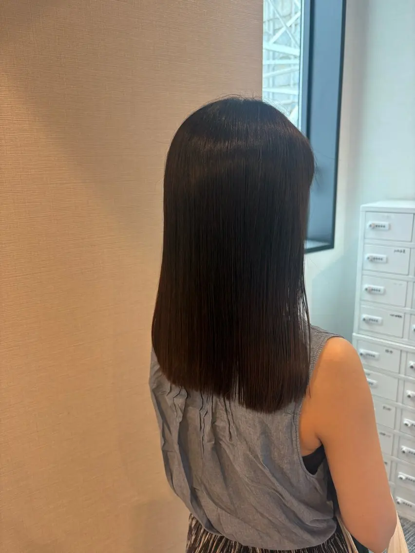 ミディアム カット 大谷 のあのヘアスタイル