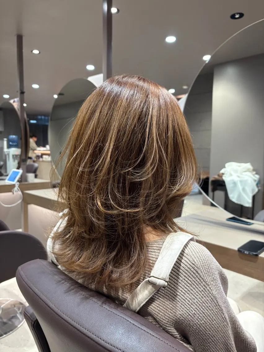 ミディアム カット 🫧つや髪🫧 玉城ひなた🫧のヘアスタイル