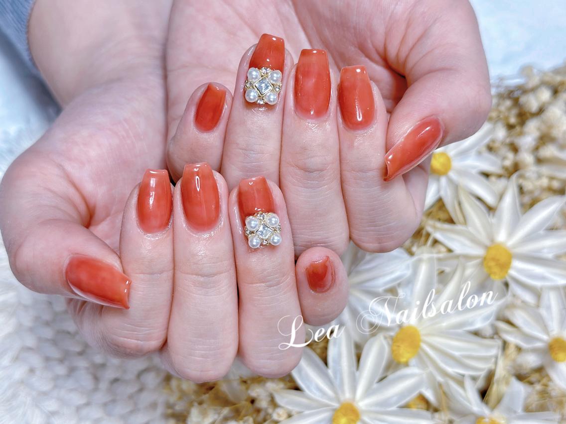 ミディアム カラー ネイル Le’a NailSalonのネイルデザイン