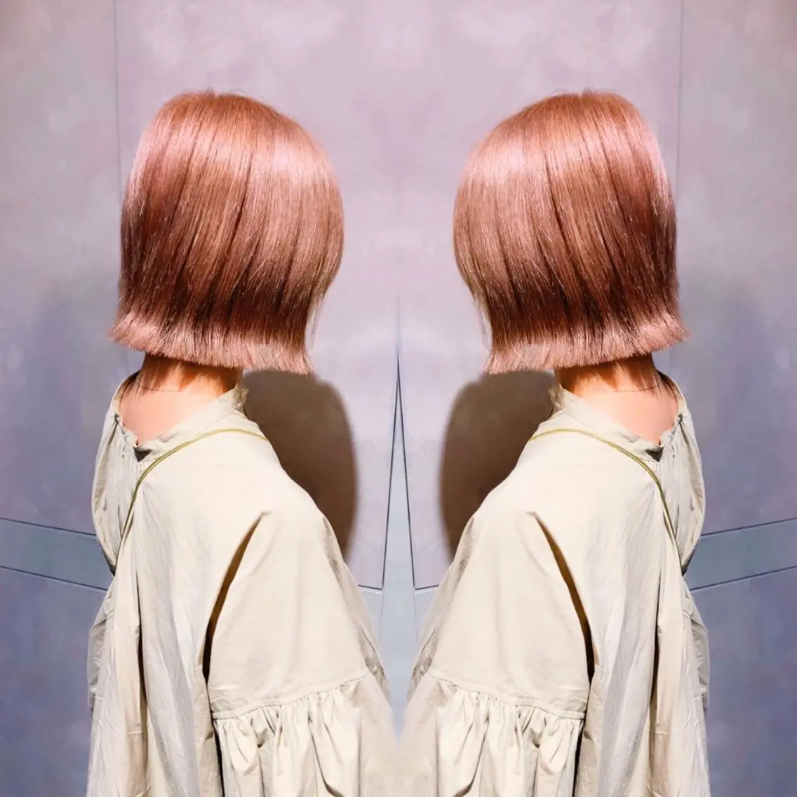 ミディアム カラー カット ヘアカラー トリートメント 💘大人可愛く💘 Natsuki❥❥❥のヘアスタイル