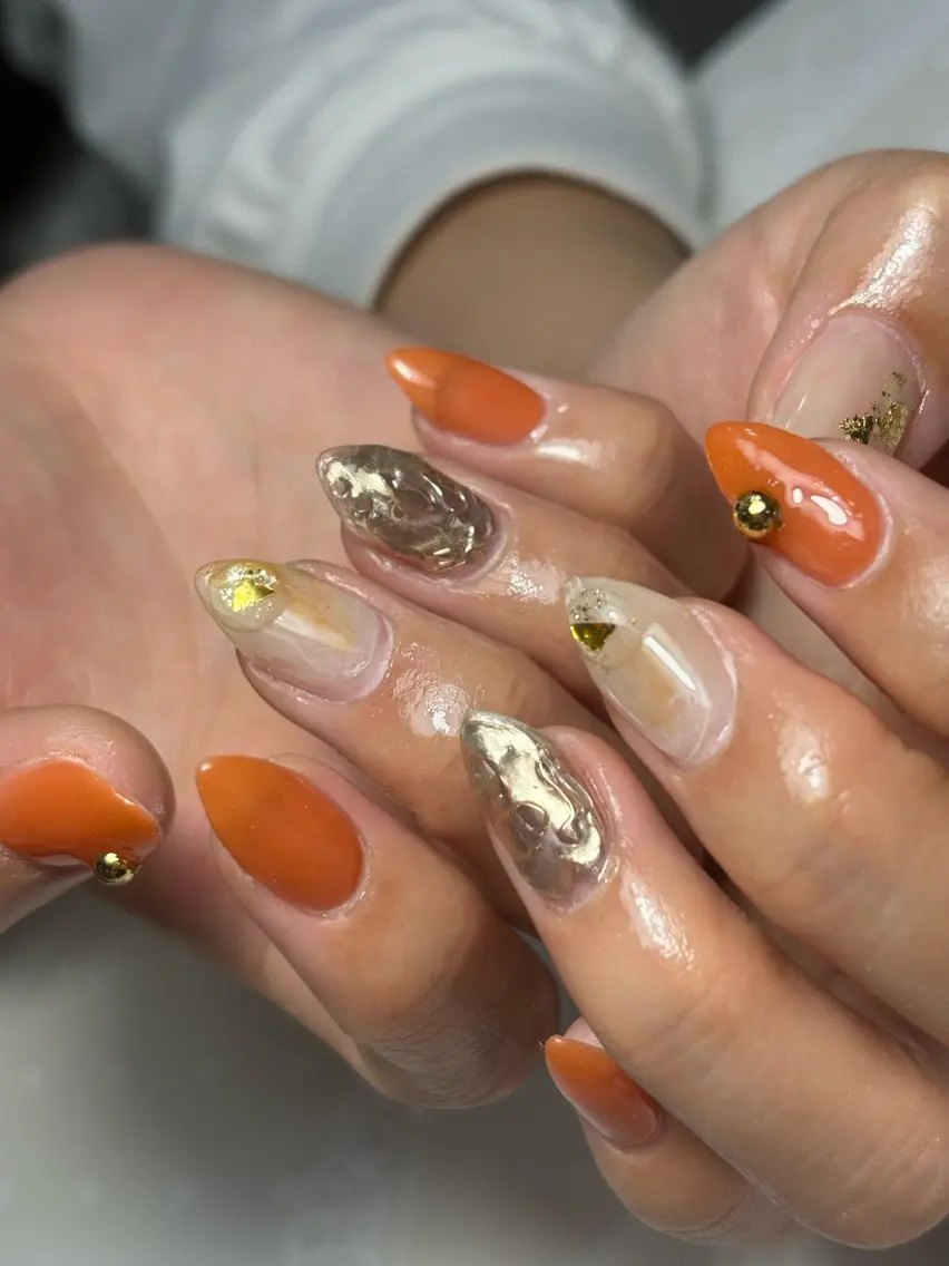 ネイル ハンドネイル フットネイル ✴︎ Delightのネイルデザイン