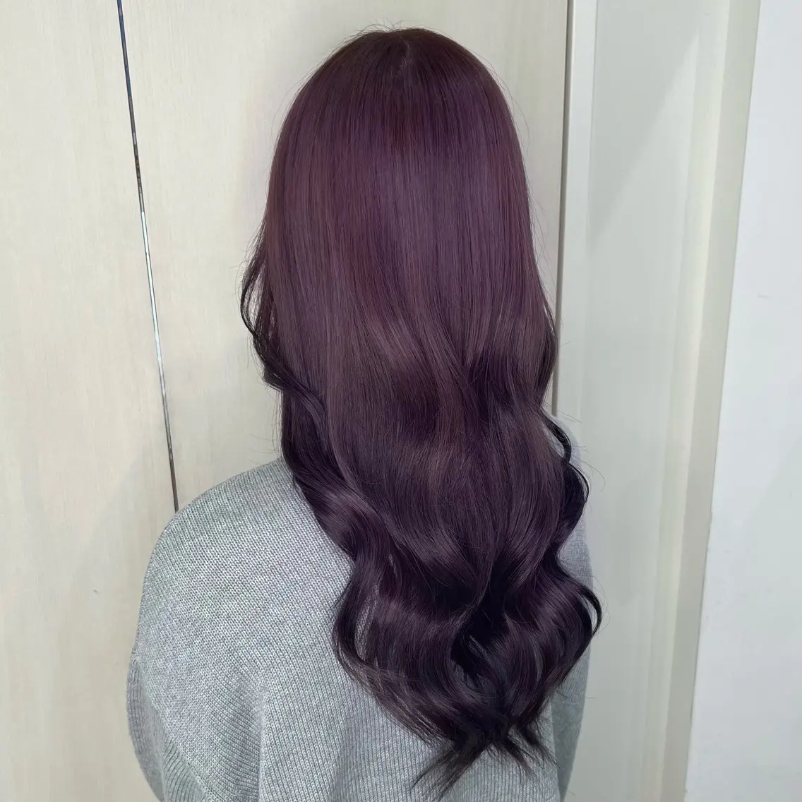 ロング カラー パープルカラー ヘアカラー エクステ 🦋エクステ🦋 TOMOKAのヘアスタイル