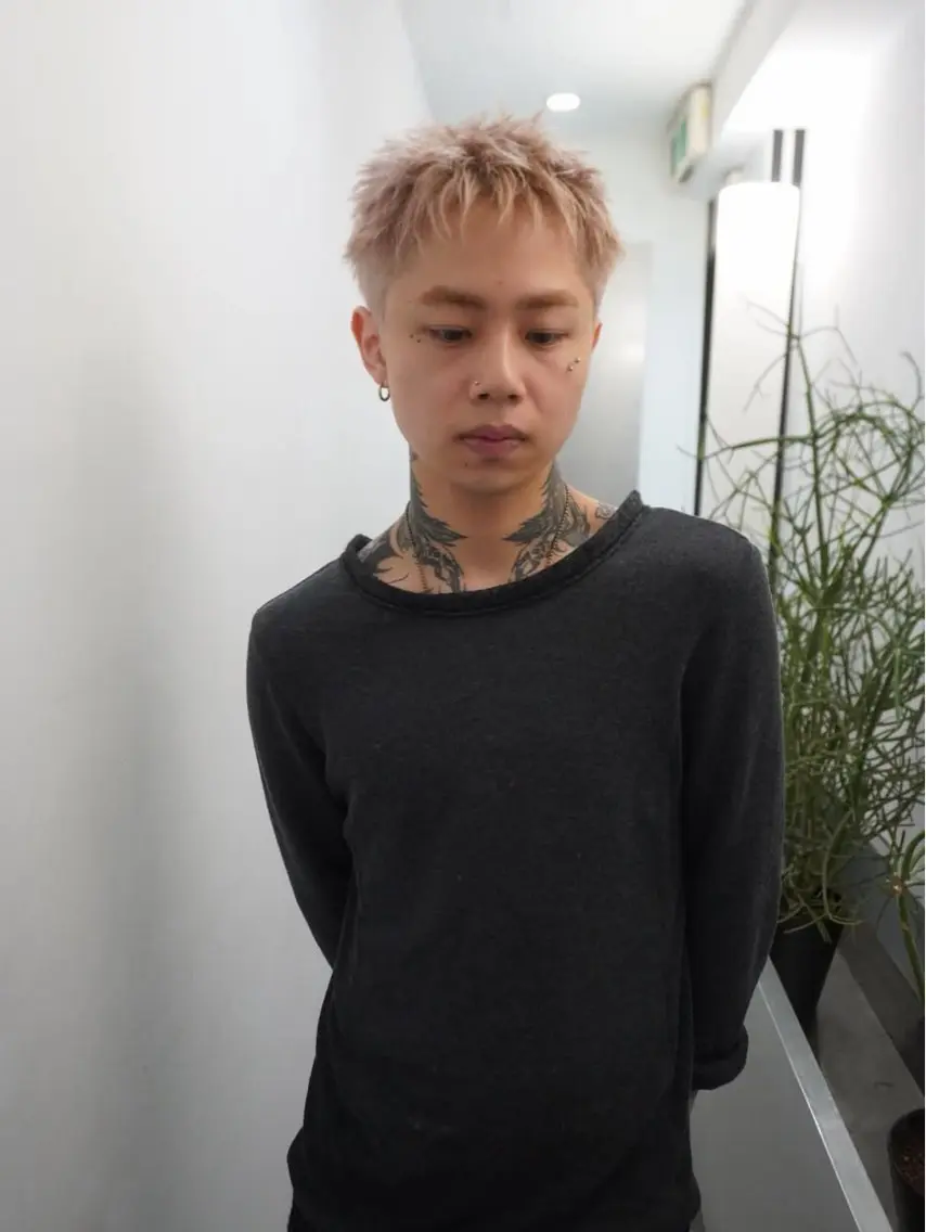ショート メンズ 松本 律叡のヘアスタイル