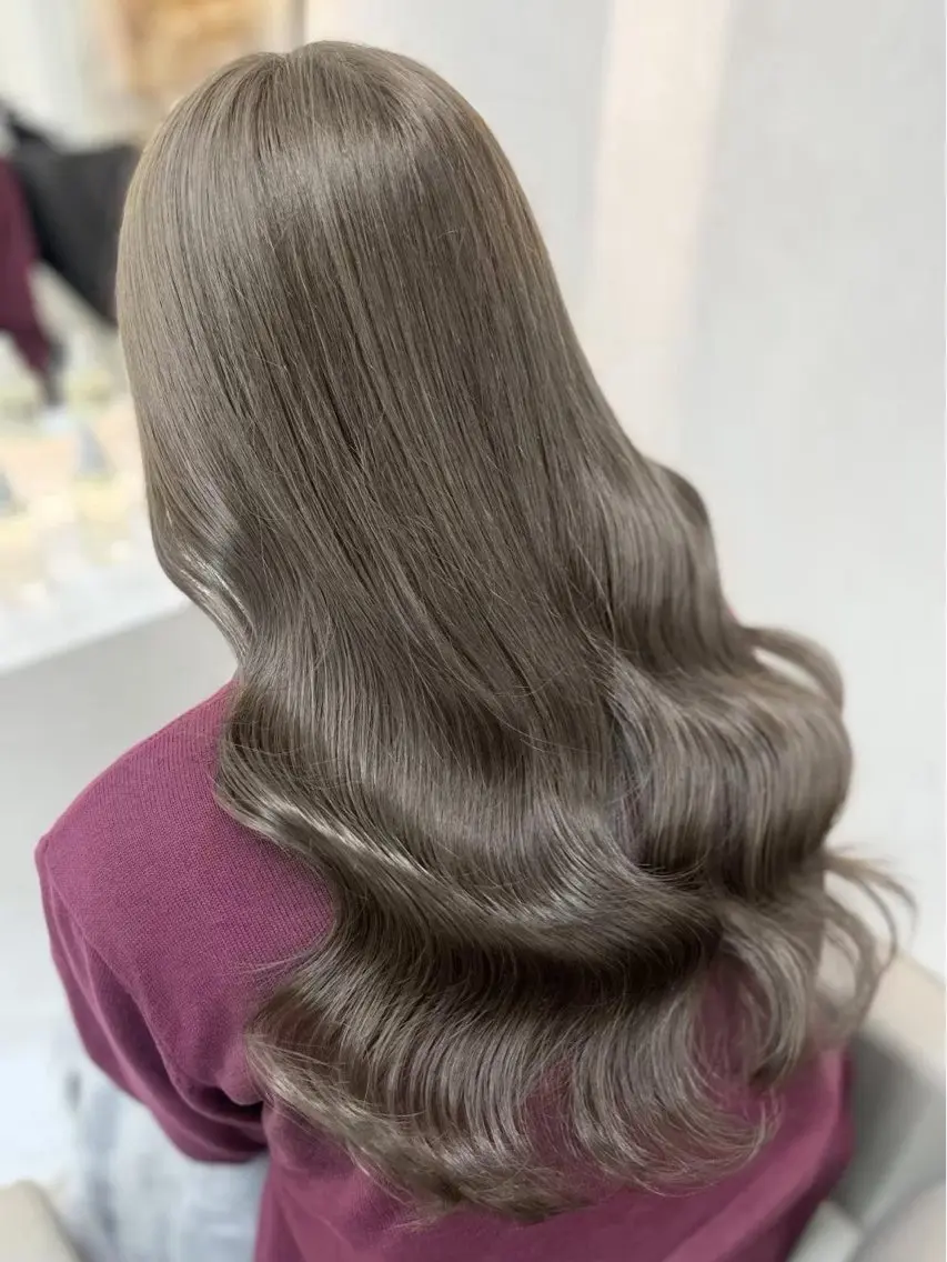 ロング カラー ‪💄心 葉/大宮 /ワンカラー🖤のヘアスタイル