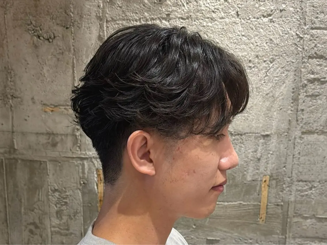 ショート パーマ メンズ 朝ラクパーマ 【SENA】のヘアスタイル