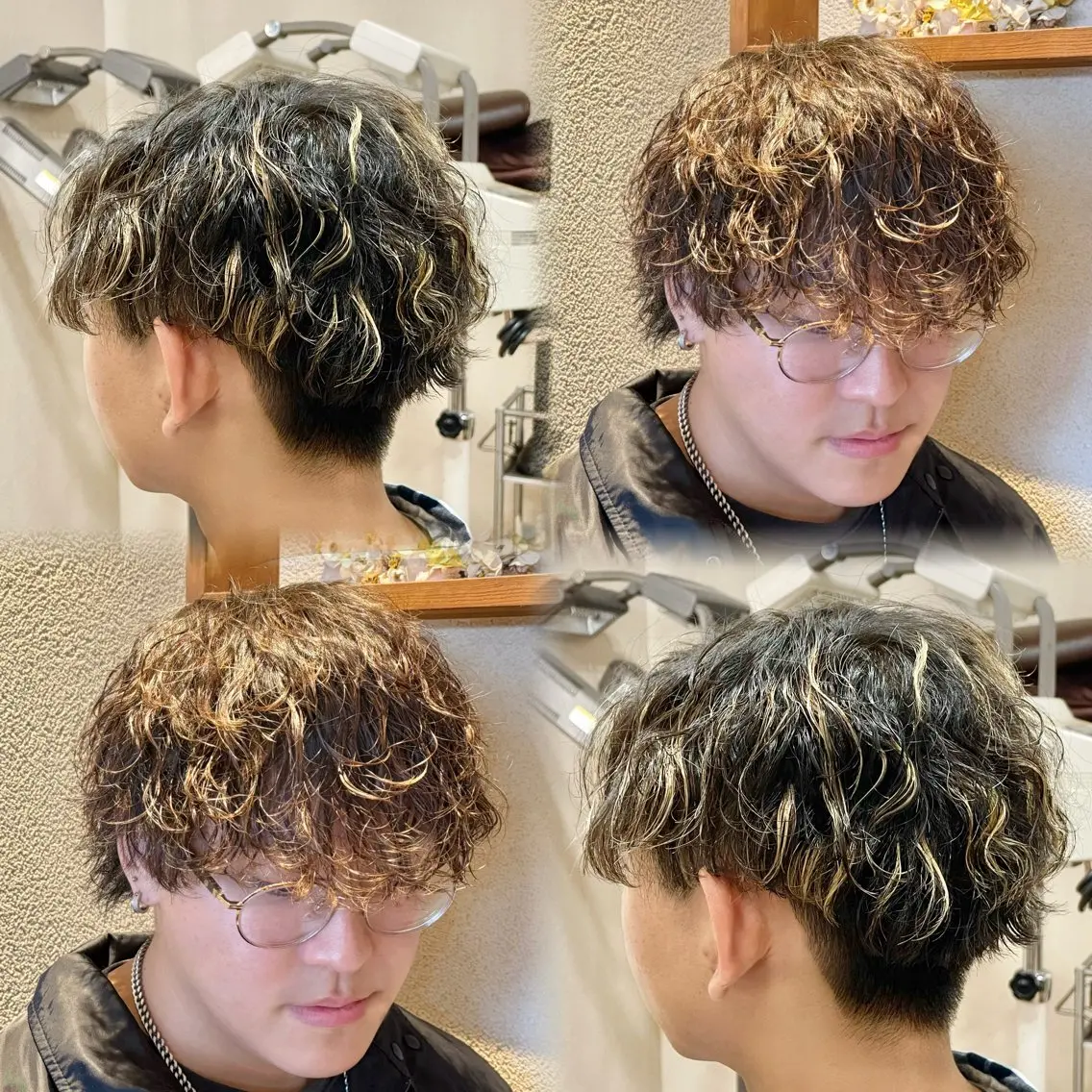 【メンズパーマ】 🔥ピンパーマ、シャドーパーマ⚡️の写真