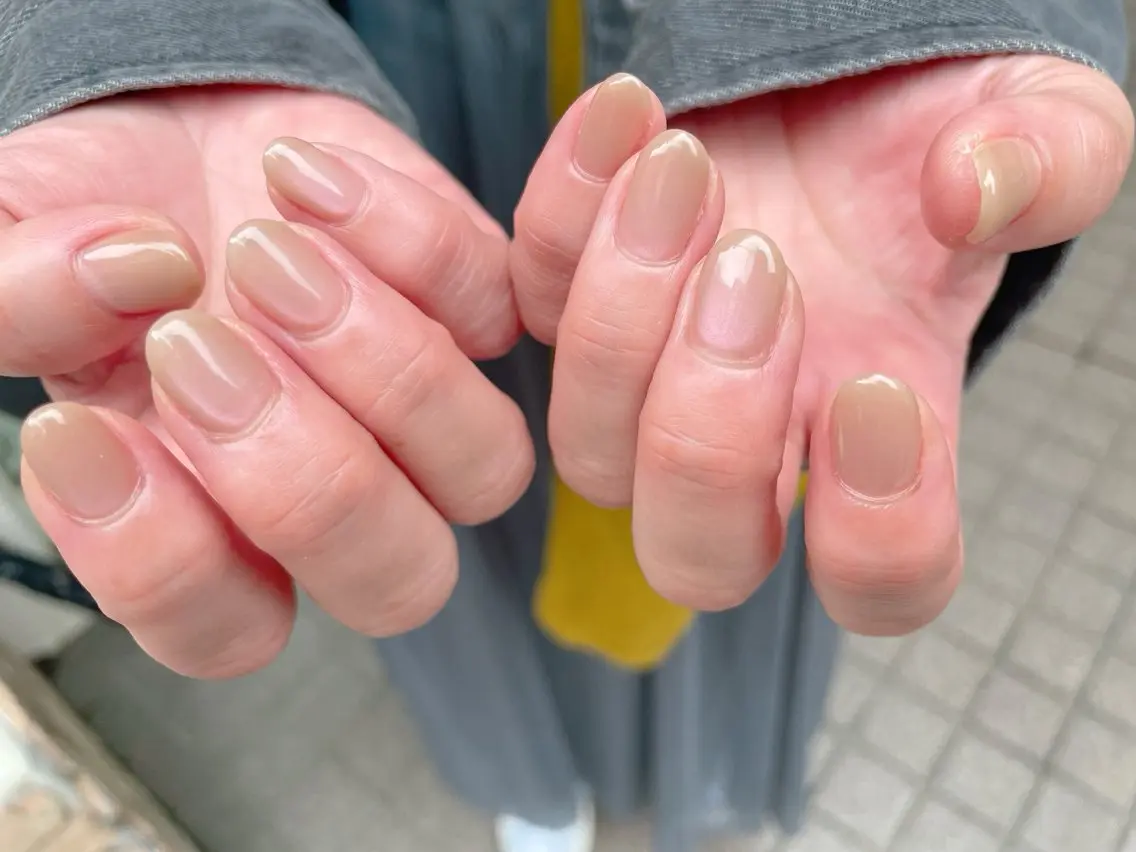 ネイル ジェルネイル マグネットネイル ニュアンスネイル パラジェル 春ネイル nailroom OHANA🌴のネイルデザイン