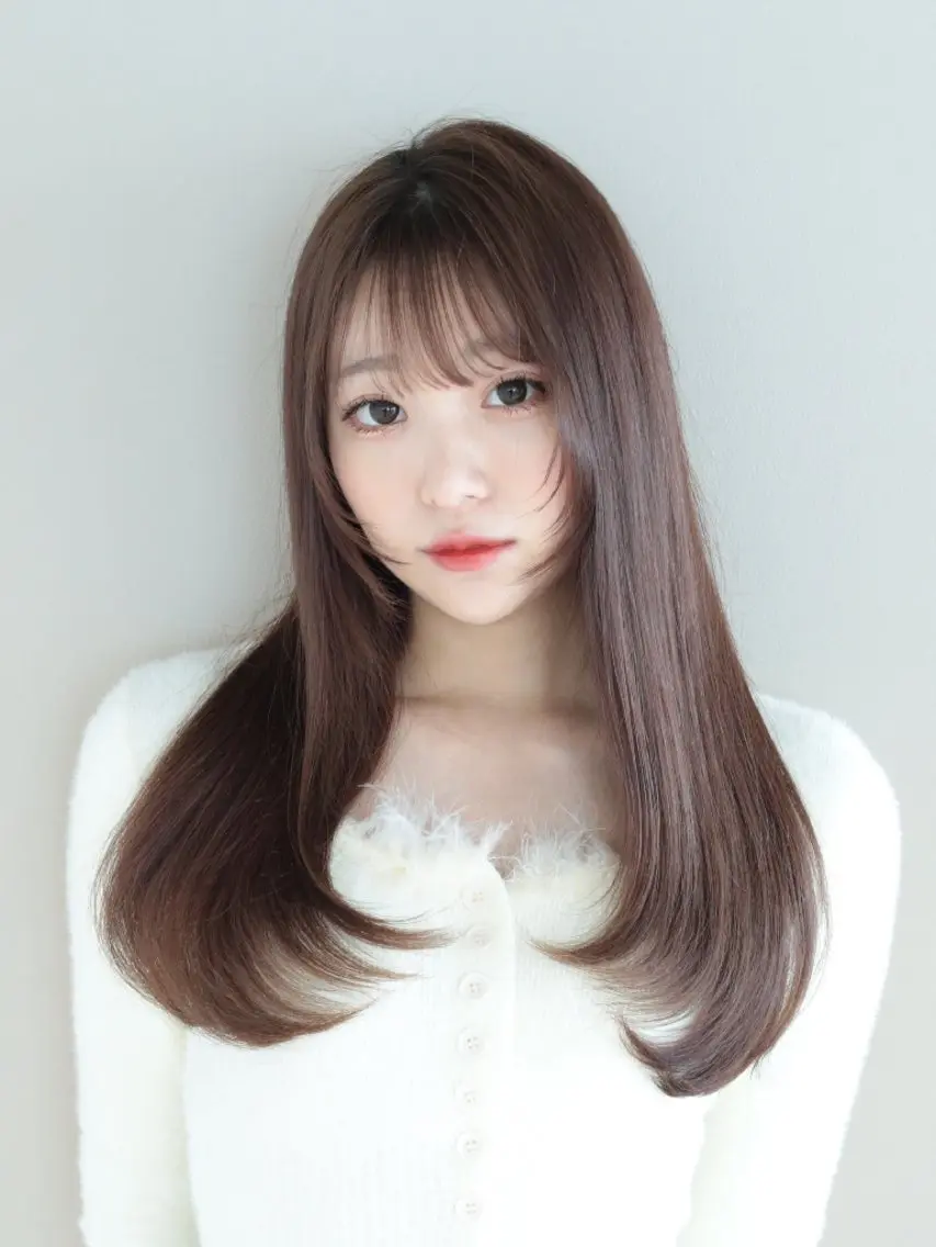 ロング カット トリートメント Nanako。/韓国 ハッシュカットのヘアスタイル