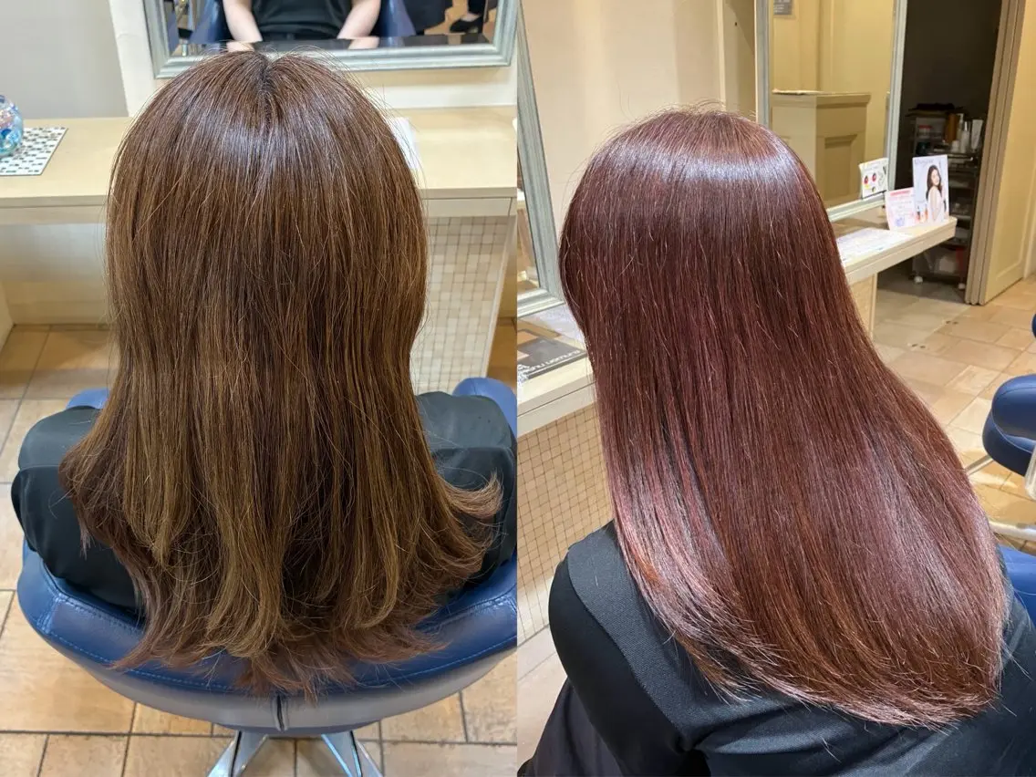 ロング 藤本 早耶のヘアスタイル