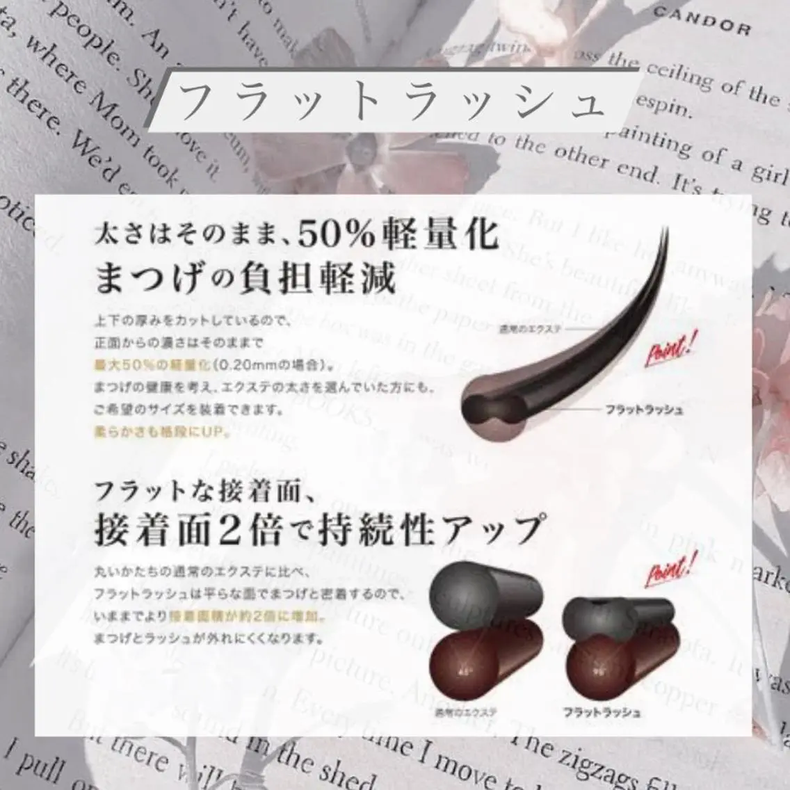 マツエク・マツパ フラットラッシュ eyelist🌙 natsumiのマツエク・マツパデザイン