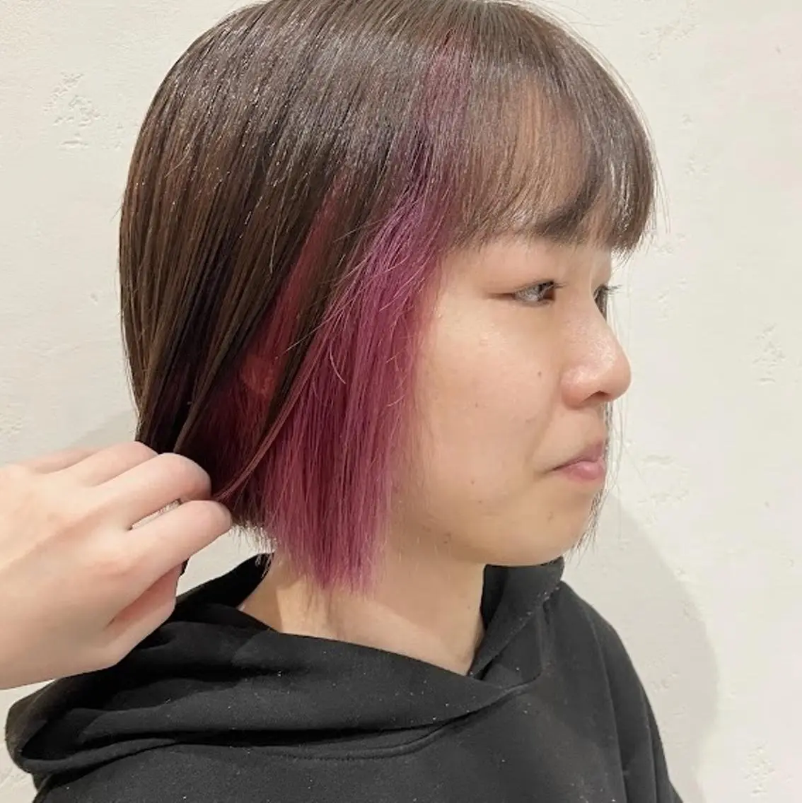 ショート カラー 北島 遥香🫧インナ ー /ベージュカラーのヘアスタイル