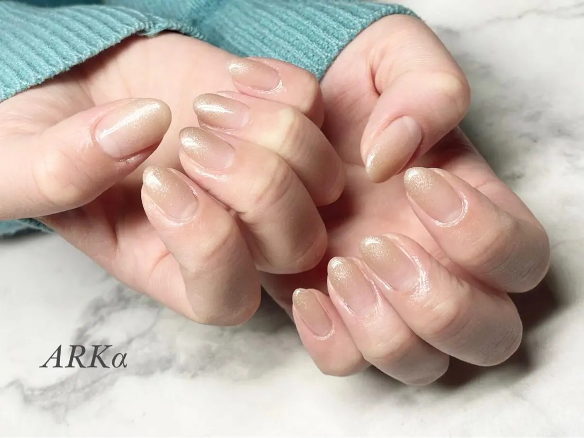 ネイル グラデーション ハンドネイル ARKα Nishiのネイルデザイン