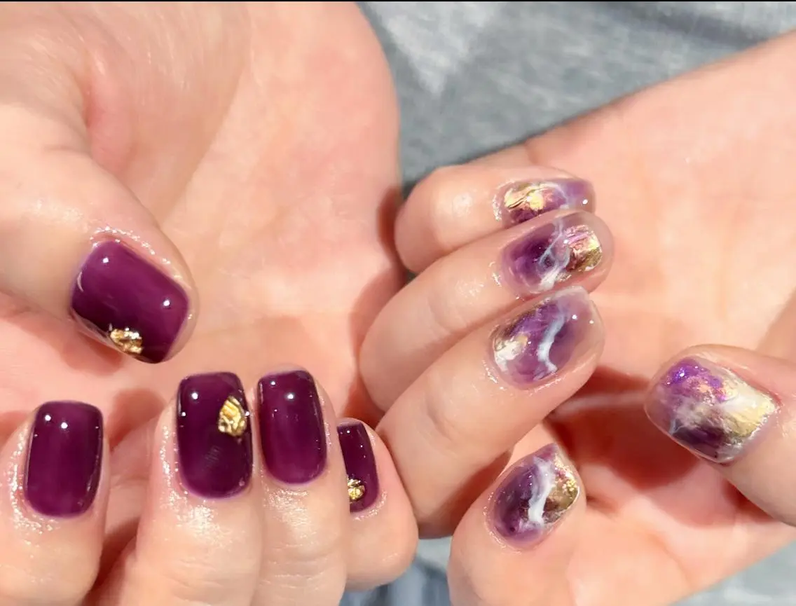 ネイル ハンドネイル ハンドケア 🍑 momo_nailのネイルデザイン