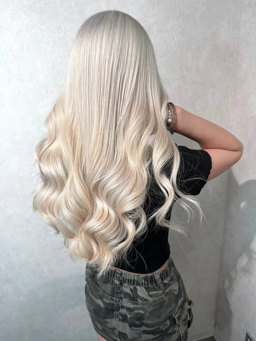 ロング カラー 永田 雄真のヘアスタイル
