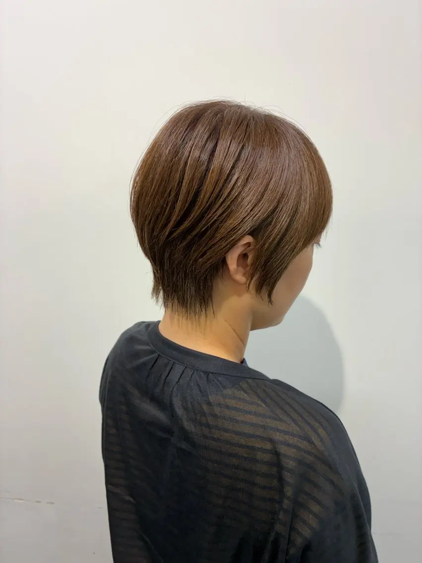 ショート ショートヘア カット 大人女性ヘア 半個室 池袋 natsukiのヘアスタイル