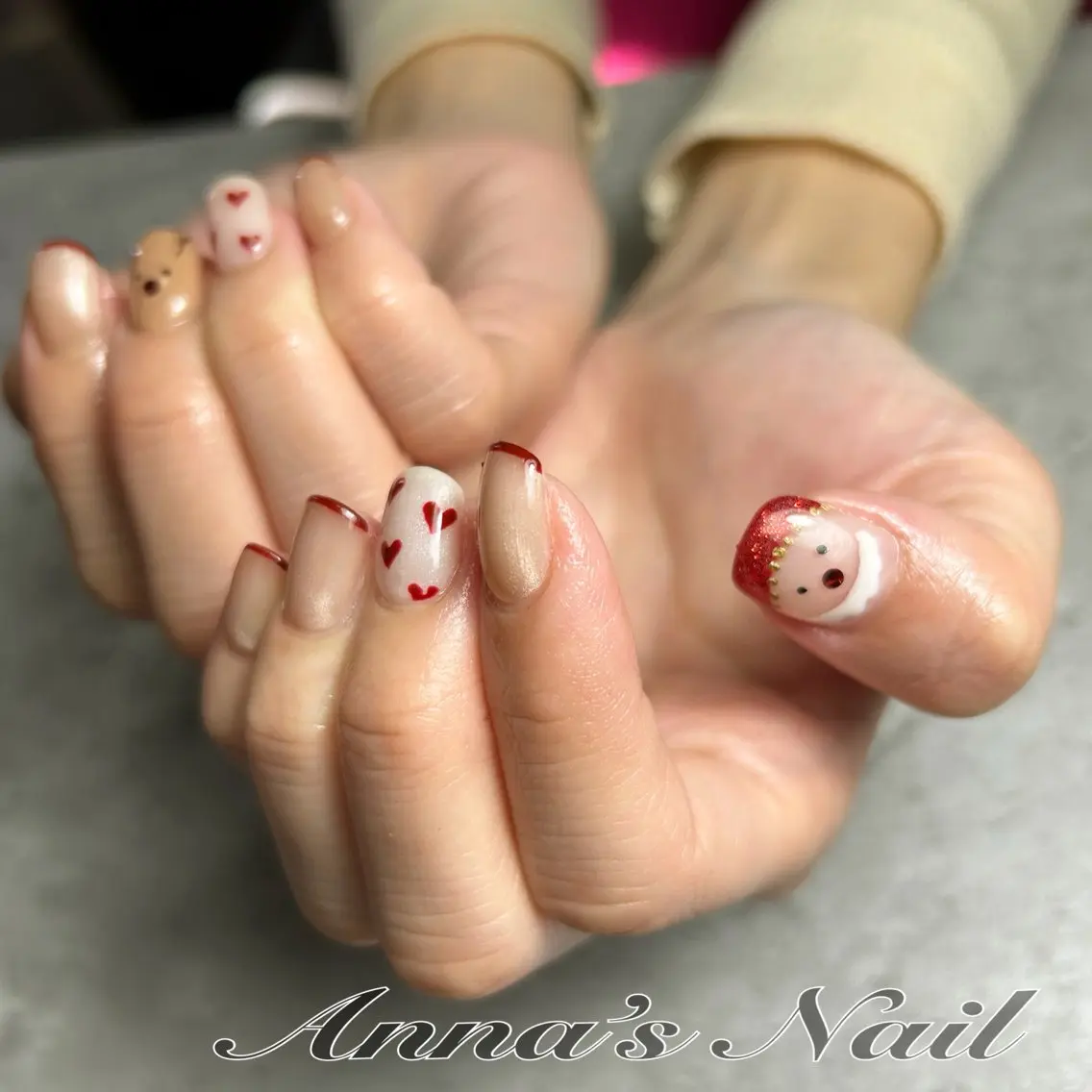ネイル ハンドネイル 清口 杏奈のネイルデザイン
