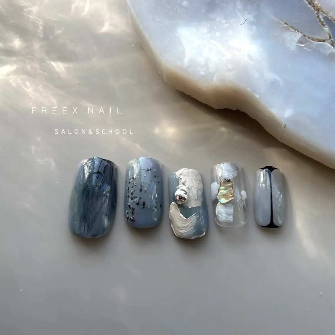 ネイル ハンドネイル ハンドケア freex nail /ニュアンス/個性派のネイルデザイン