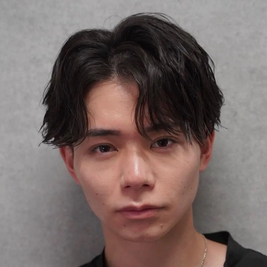 ショート パーマ ヘアアレンジ メンズ キッズ センターパート メンズパーマ カット パーマ メンズカット/パーマ 山崎航平💈のヘアスタイル