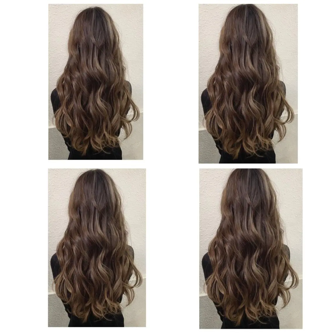 ロング カラー アッシュ バレイヤージュ ブリーチ デザインカラー グレージュ カット ヘアカラー 京都大人女性ショート 徒歩1分/秋山のヘアスタイル