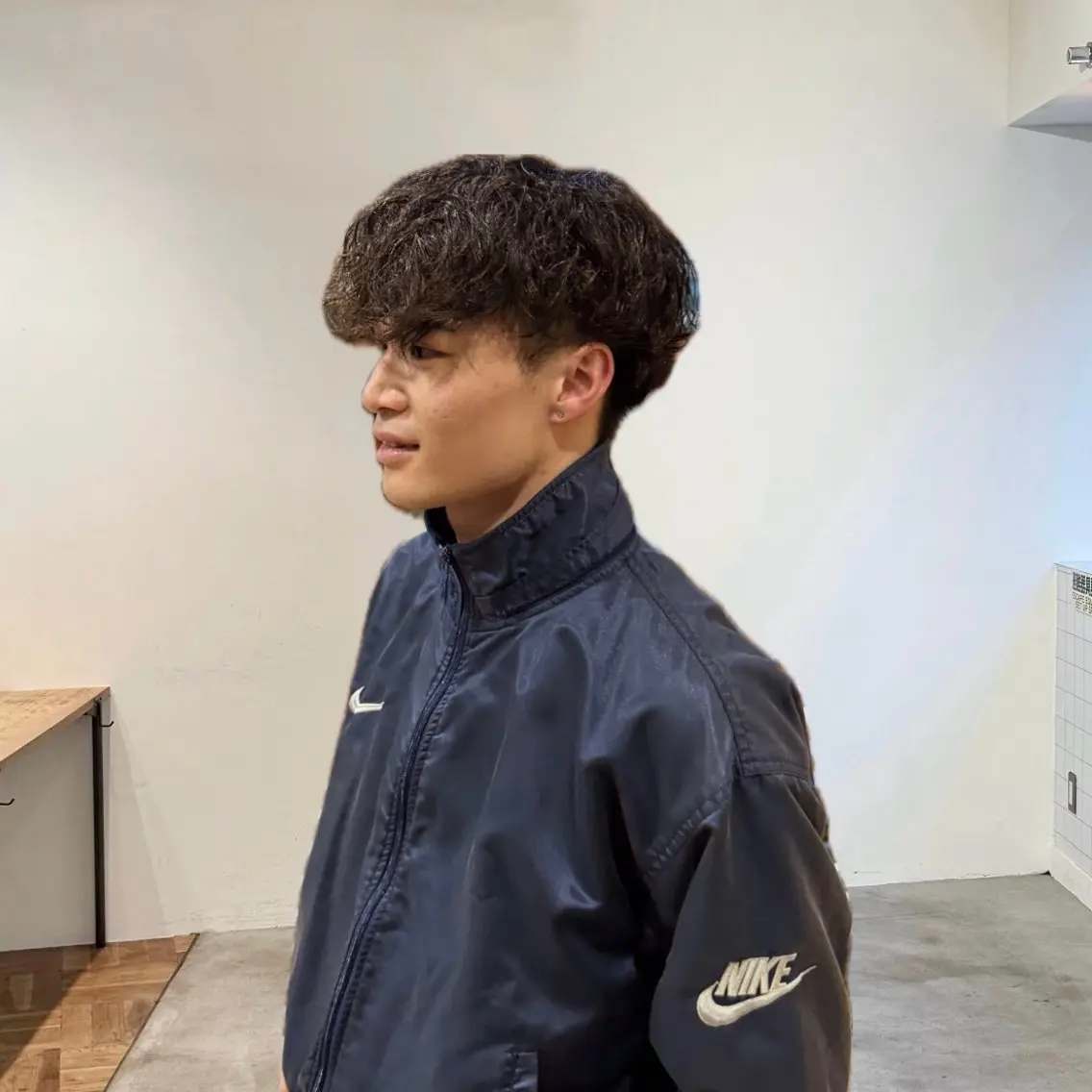 メンズパーマ🧑🏼‍🦱➕眉カットの写真