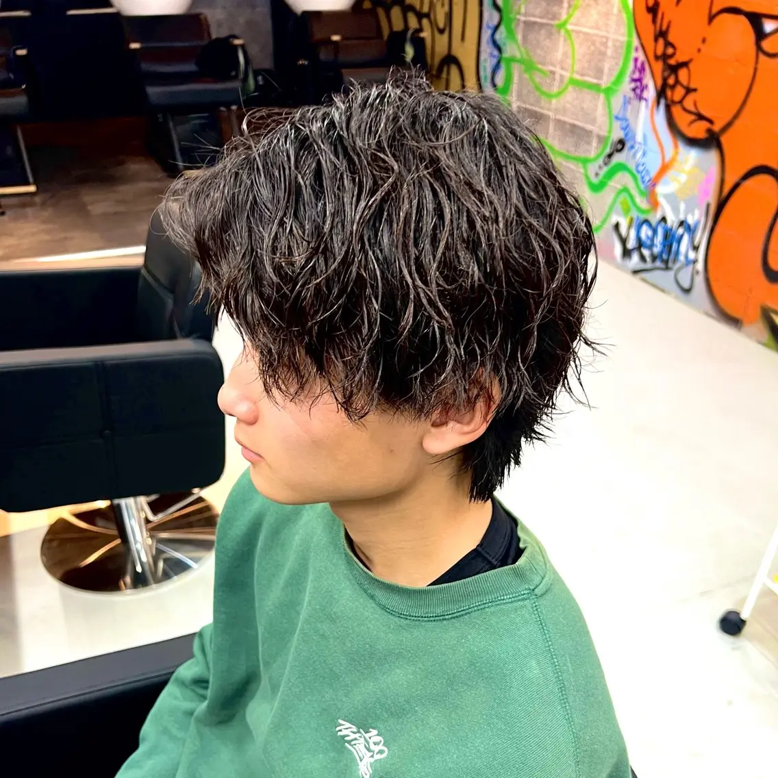 ミディアム カラー パーマ メンズ 錦糸町/Men's cutパーマ石川史弥のヘアスタイル
