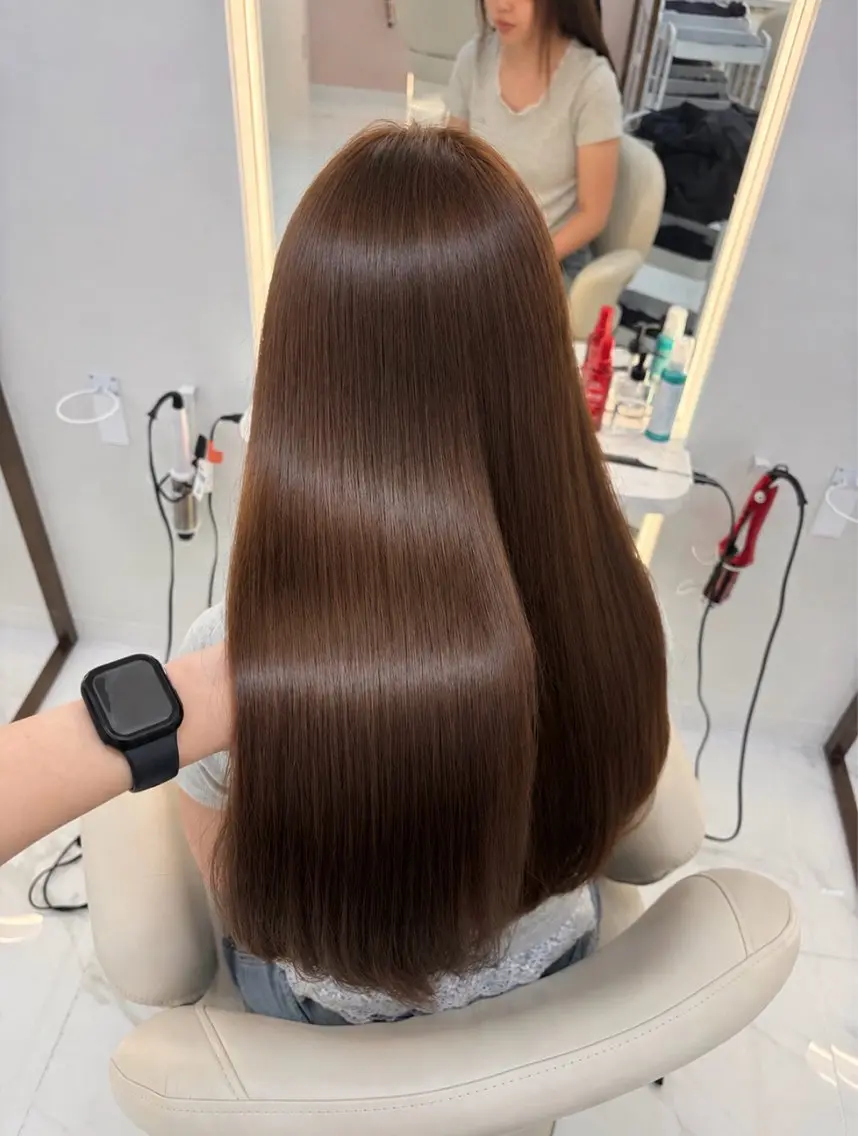 ロング カラー カット ヘアカラー 縮毛矯正/ダブル カラー/Akaneのヘアスタイル