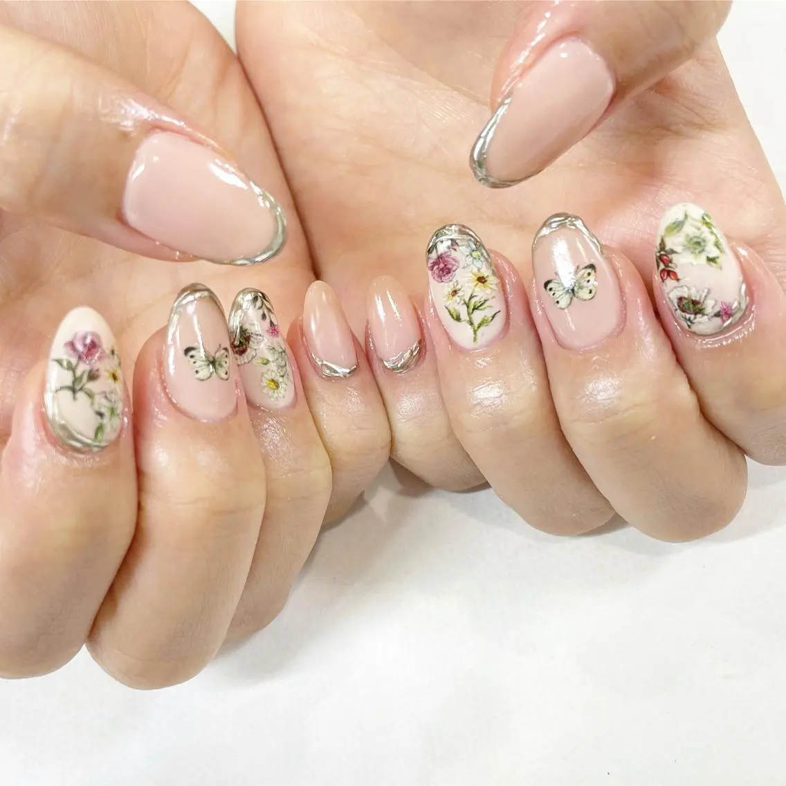 ネイル 春ネイル ハンドネイル Minami 🍓のネイルデザイン