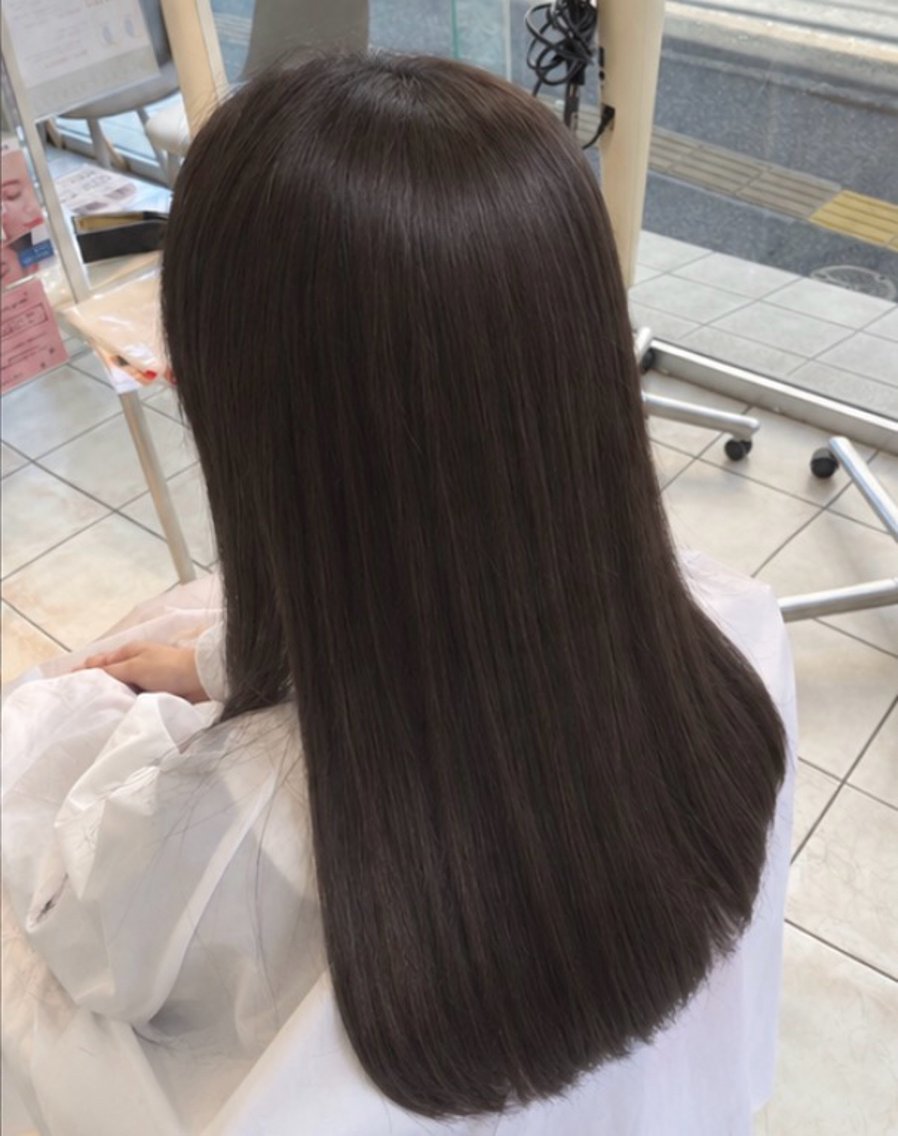 ロング カラー ヘアカラー 透明感カラー×美眉 🎀大西みゆう🎀のヘアスタイル