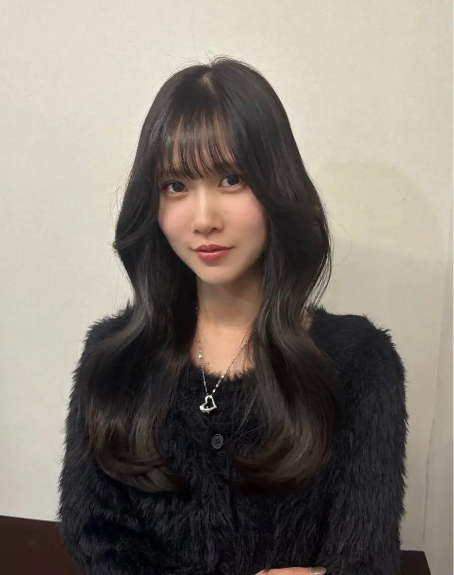 ロング カラー 韓国×髪質改善カラー 💎hinaのヘアスタイル