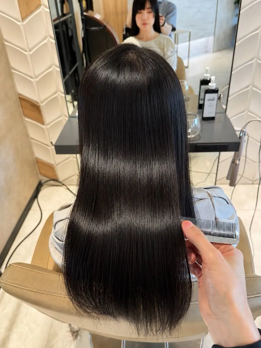 ロング 髪質改善 カット 縮毛矯正 トリートメント 🫧美髪縮毛矯正 🫧SEKIのヘアスタイル