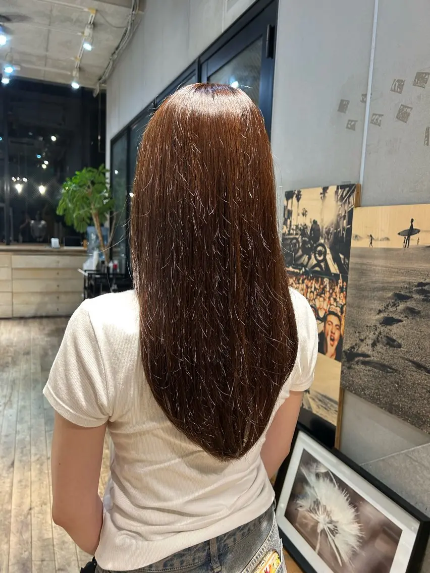 ロング 渋谷/縮毛矯正✨ 惺虎のヘアスタイル