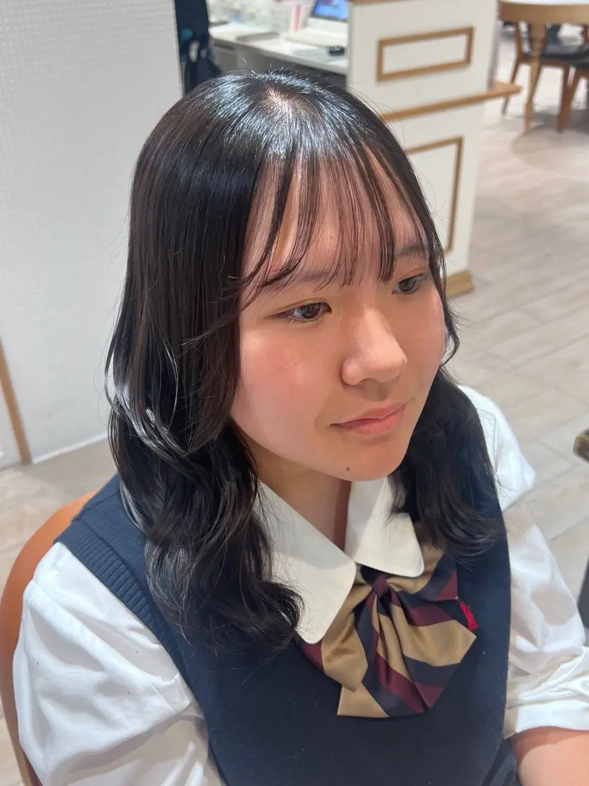 ミディアム カラー トリートメント モデル募集 セイノチヒロのヘアスタイル