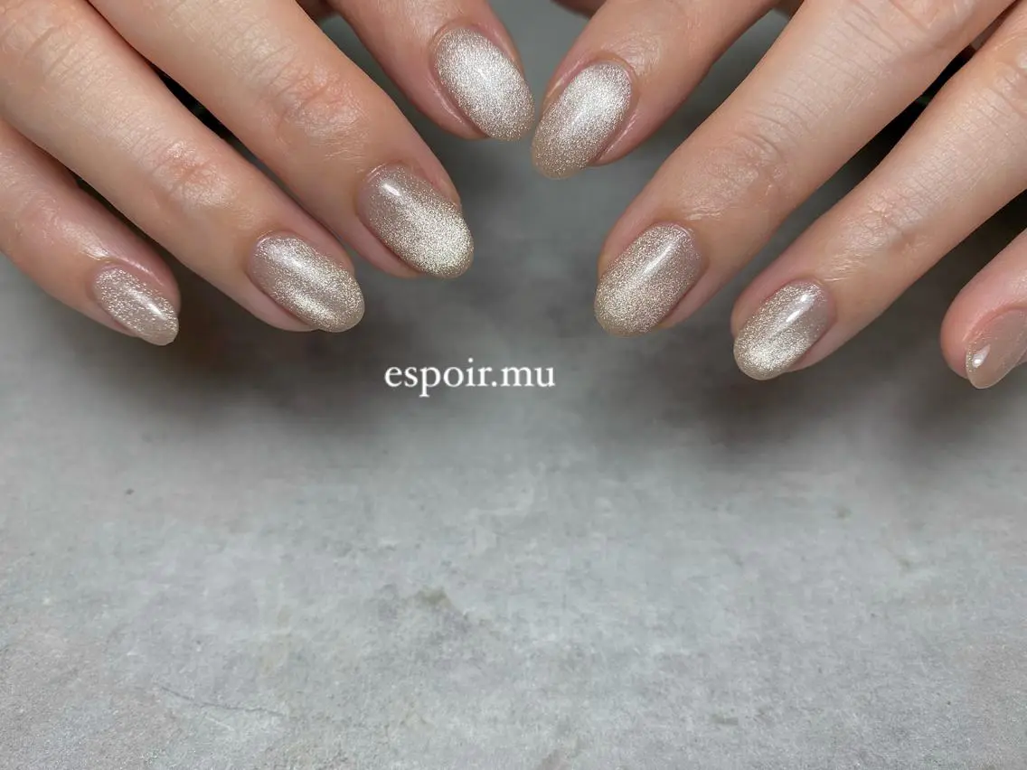 🧲magnet nailの写真