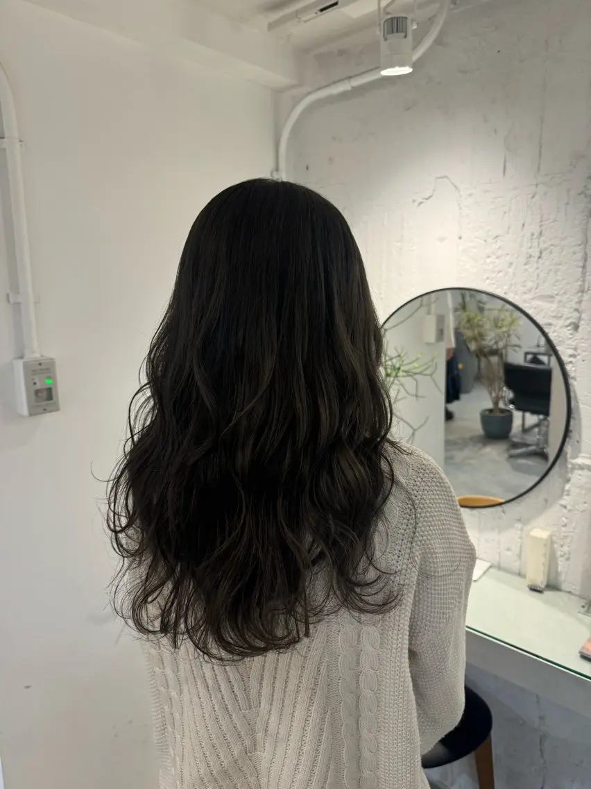 セミロング カット ヘアカラー トリートメント 新宿/顔周りカット +レイヤー＝しずく♩のヘアスタイル