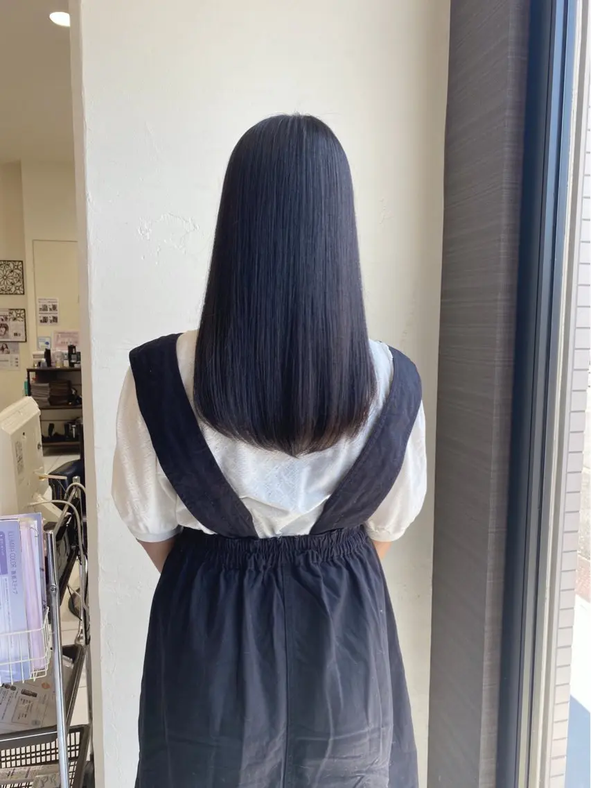 【美髪！柔らかストレート】カット+縮毛矯正+システムTrの写真