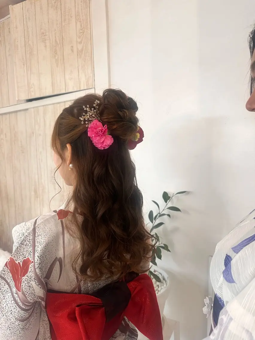 ヘアアレンジ 浴衣 Kato Marikoのヘアスタイル