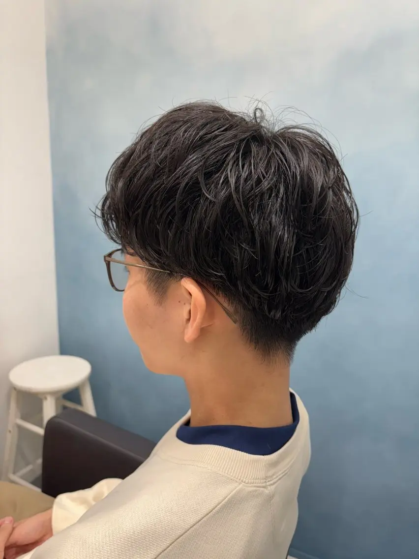 【メンズ限定】カット+ニュアンスパーマ+ヘアマスク✨の写真
