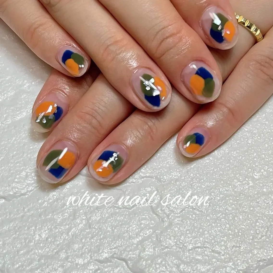 ネイル フットネイル ジェルネイル ハードジェル ラメ(グリッター) 持ち込み ハンドネイル white nail salonのネイルデザイン