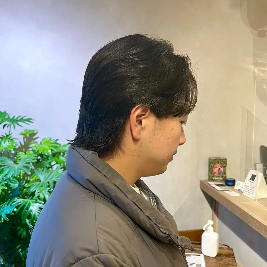 ショート カラー パーマ メンズ メンズウルフカット ショートヘア ウルフカット 🌿ハードパーマ/ ナチュラル/蒼真🍃のヘアスタイル