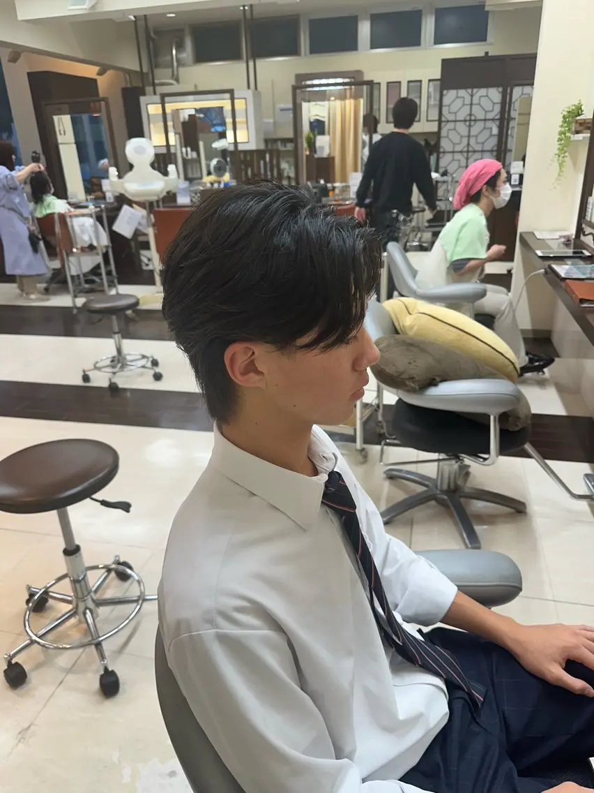 ショート カラー パーマ メンズ メンズパーマ ニュアンスパーマ カット パーマ ヘアセット 成田No.1 メンズヘア/清和武虎のヘアスタイル