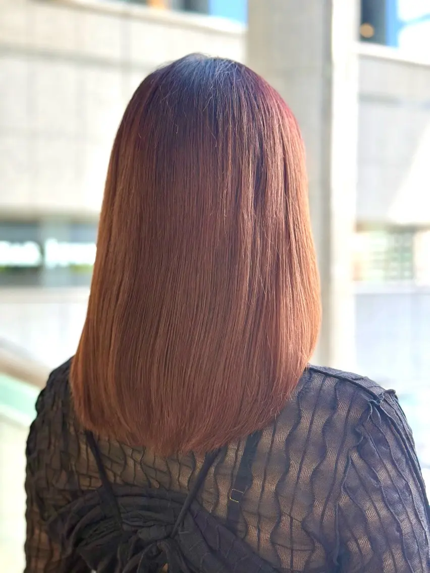 セミロング トリートメント 山田 もものヘアスタイル