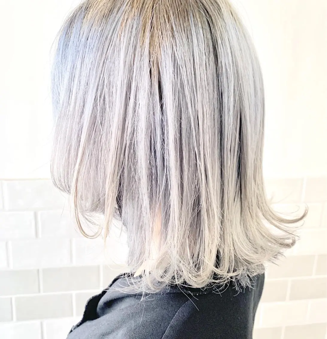 ミディアム ウルフカット 斉藤大河 カラー/縮毛矯正のヘアスタイル