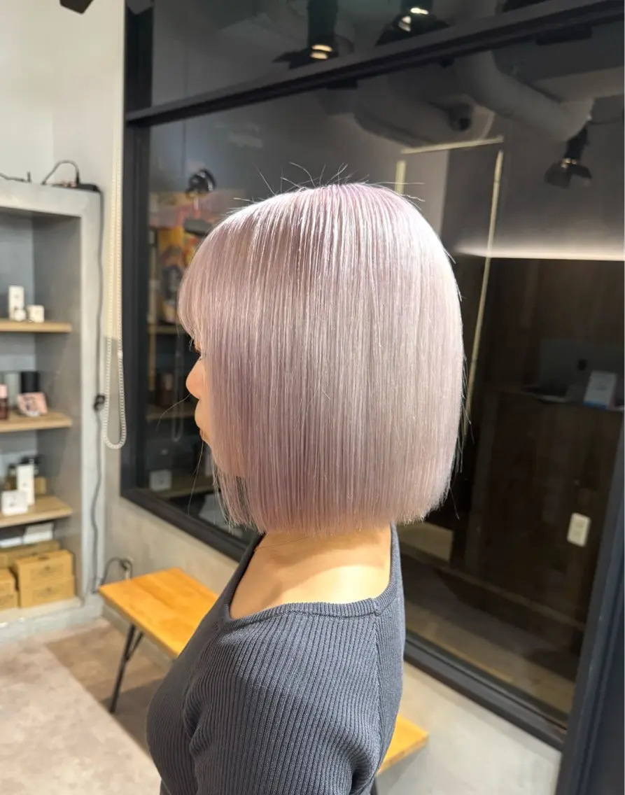 ミディアム カット ヘアカラー トリートメント ✨本日空きあります✨ 遠田コウヘイ🌟のヘアスタイル